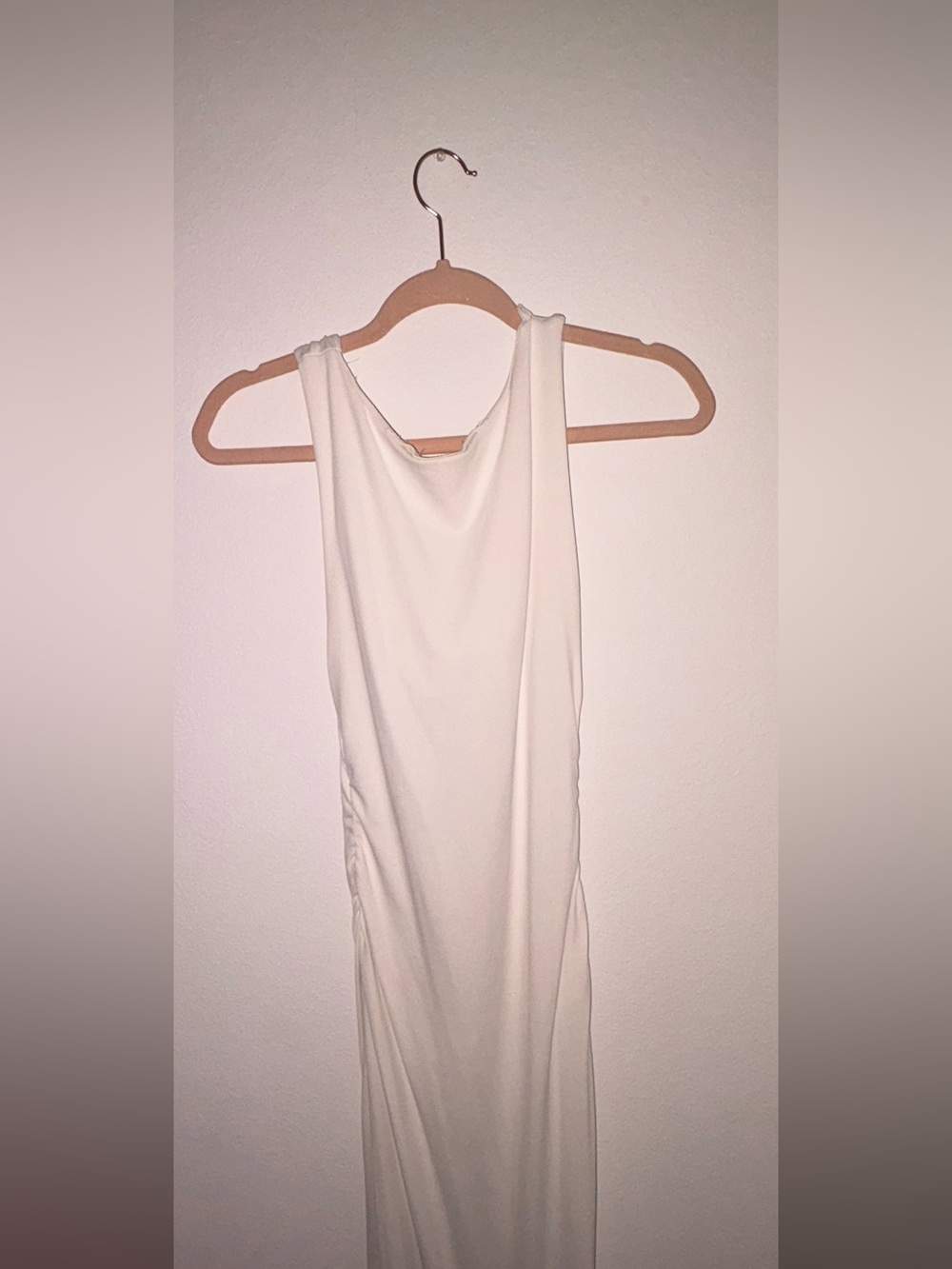 Sleeveless White Maxi Dress — Elegant Minimalist Style